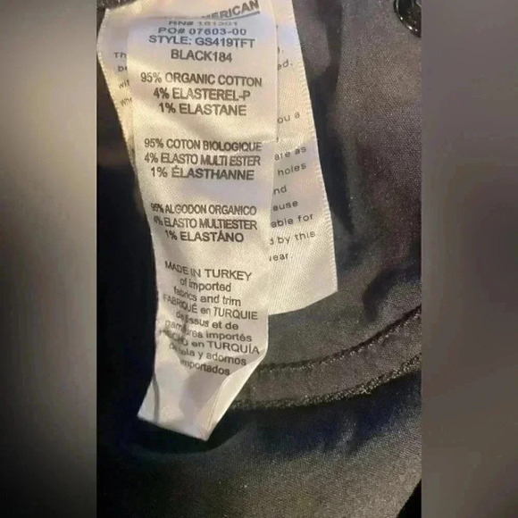 Good American “good legs straight” stretch casual 5 pocket black denim jean 2 - Picture 5 of 5